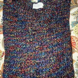 EUC Dreamers Multicolor Knit Sweater, Size Medium
